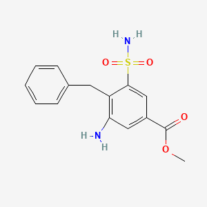 Methyl 3-amino-4-benzyl-5-sulfamoylbenzoate
