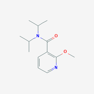 molecular formula C13H20N2O2 B8635267 3-Pyridinecarboxamide, 2-methoxy-N,N-bis(1-methylethyl)- CAS No. 125335-74-2