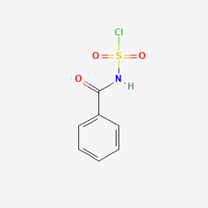 molecular formula C7H6ClNO3S B8635277 Benzoylsulfamoyl chloride 