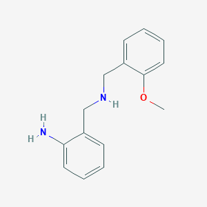 molecular formula C15H18N2O B8635287 (2-Aminobenzyl)(2-methoxybenzyl)amine 