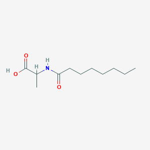 molecular formula C11H21NO3 B8635318 2-Octanamidopropanoic acid 