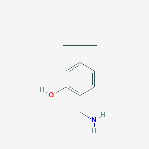 2-(Aminomethyl)-5-tert-butylphenol
