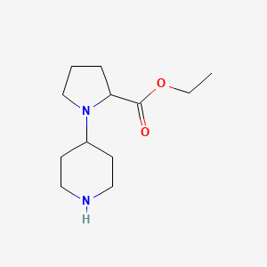 Ethyl piperidin-4-ylprolinate