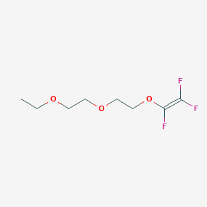 molecular formula C8H13F3O3 B8635456 Ethene, [2-(2-ethoxyethoxy)ethoxy]trifluoro- CAS No. 197356-84-6