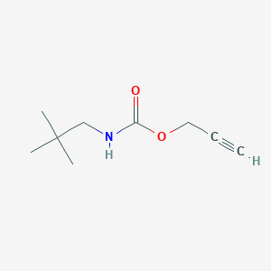molecular formula C9H15NO2 B8635497 Prop-2-yn-1-yl (2,2-dimethylpropyl)carbamate CAS No. 89733-22-2