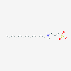 molecular formula C17H37NO3S B086355 N-十二烷基-N,N-二甲基-3-氨基-1-丙烷磺酸盐 CAS No. 14933-08-5