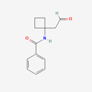 [1-(Benzoylamino)cyclobutyl]acetaldehyde