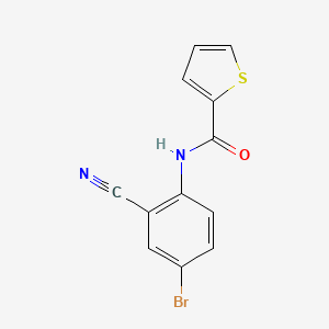 N-(4-bromo-2-cyanophenyl)thiophene-2-carboxamide