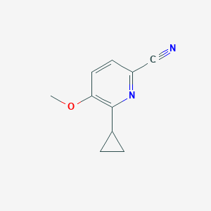6-Cyclopropyl-5-methoxypyridine-2-carbonitrile