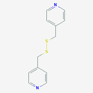 molecular formula C12H12N2S2 B086356 4,4'-(Dithiodimethylene)dipyridine CAS No. 1020-71-9