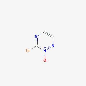 molecular formula C3H2BrN3O B8635607 3-Bromo-2-oxo-1,2lambda~5~,4-triazine CAS No. 61178-02-7