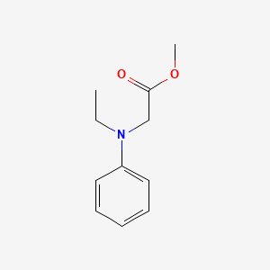 molecular formula C11H15NO2 B8635674 Methyl 2-(ethylphenylamino)acetate 