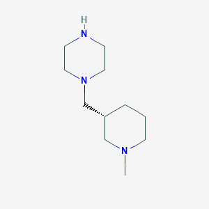 molecular formula C11H23N3 B8635698 (R)-1-(1-methylpiperidin-3-ylmethyl)piperazine 