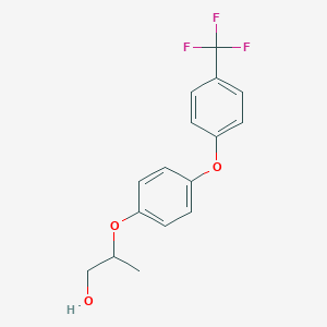 2-{4-[4-(Trifluoromethyl)phenoxy]phenoxy}propan-1-ol