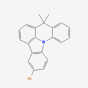 molecular formula C21H16BrN B8635761 3-Bromo-8,8-dimethyl-8H-indolo[3,2,1-de]acridine 