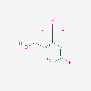 molecular formula C9H8F4O B8635794 1-[4-Fluoro-2-(trifluoromethyl)phenyl]ethanol 