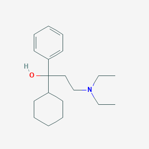 molecular formula C19H31NO B086358 1-Cyclohexyl-3-(diethylamino)-1-phenylpropan-1-ol CAS No. 115-64-0