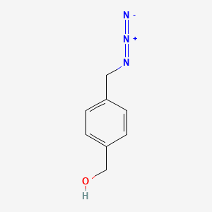 molecular formula C8H9N3O B8635884 (4-Azidomethyl-phenyl)-methanol 