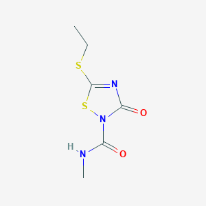 5-(Ethylsulfanyl)-N-methyl-3-oxo-1,2,4-thiadiazole-2(3H)-carboxamide