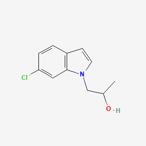 molecular formula C11H12ClNO B8636009 (Rs)-1-(6-chloroindol-1-yl)-2-propanol 
