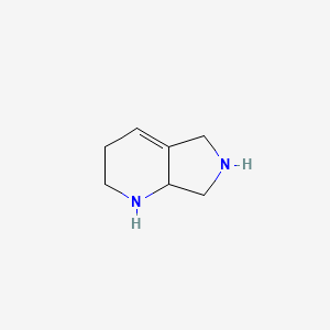 molecular formula C7H12N2 B8636052 2,3,5,6,7,7a-Hexahydro-1H-pyrrolo[3,4-b]pyridine CAS No. 773822-00-7
