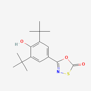 5-(3,5-Di-tert-butyl-4-oxocyclohexa-2,5-dien-1-ylidene)-1,3,4-oxathiazolidin-2-one