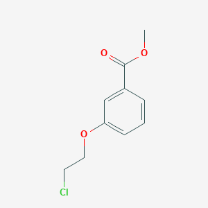 molecular formula C10H11ClO3 B8636128 Methyl 3-(2-chloroethoxy)benzoate 