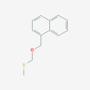 molecular formula C13H14OS B8636146 Methylthiomethyl 1-naphthylmethyl ether CAS No. 88045-64-1