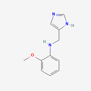 molecular formula C11H13N3O B8636195 (3H-Imidazol-4-ylmethyl)-(2-methoxy-phenyl)-amine 