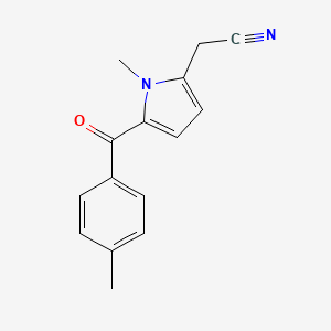 1-Methyl-5-(p-toluoyl)pyrrole-2-acetonitrile