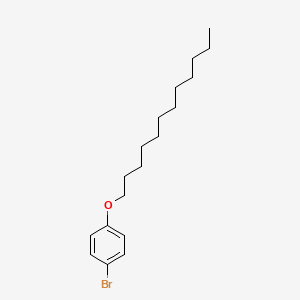 molecular formula C18H29BrO B8636261 1-Bromo-4-dodecyloxybenzene 