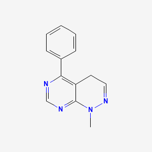 1-Methyl-5-phenyl-1,4-dihydropyrimido[4,5-c]pyridazine