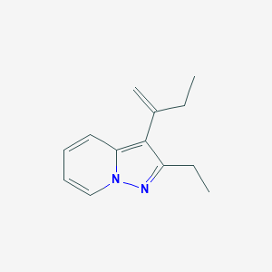 3-(1-Buten-2-yl)-2-ethylpyrazolo[1,5-a]pyridine