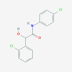 molecular formula C14H11Cl2NO2 B8636345 (2-Chlorophenyl)-N-(4-chlorophenyl)hydroxyacetamide 