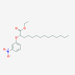 Ethyl 2-(3-nitrophenoxy)tetradecanoate