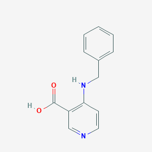 molecular formula C13H12N2O2 B8636481 4-(Benzylamino)nicotinic acid 