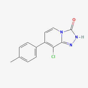 8-Chloro-7-(4-methylphenyl)[1,2,4]triazolo[4,3-a]pyridin-3(2H)-one