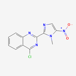 4-Chloro-2-(1-methyl-5-nitro-1H-imidazol-2-yl)quinazoline