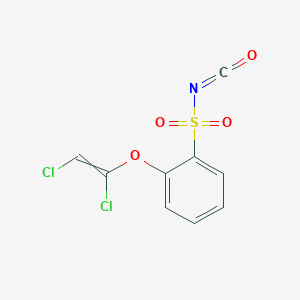 2-[(1,2-Dichloroethenyl)oxy]benzene-1-sulfonyl isocyanate