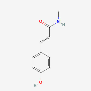 molecular formula C10H11NO2 B8636549 3-(4-Hydroxyphenyl)-N-methylprop-2-enamide 