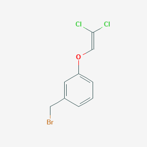 1-(Bromomethyl)-3-[(2,2-dichloroethenyl)oxy]benzene