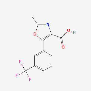 2-Methyl-5-(3-trifluoromethylphenyl)oxazole-4-carboxylic acid