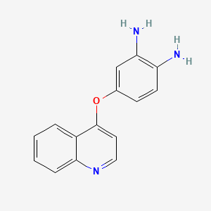 4-(Quinolin-4-yloxy)-benzene-1,2-diamine