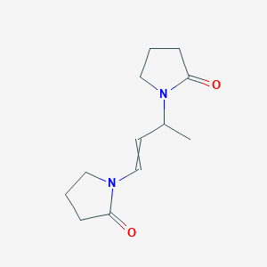 B8636663 2-Pyrrolidinone, 1,1'-(3-methyl-1-propene-1,3-diyl)bis- CAS No. 41033-07-2