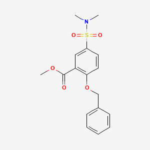 Methyl 5-(dimethylsulfamoyl)-2-phenylmethoxybenzoate