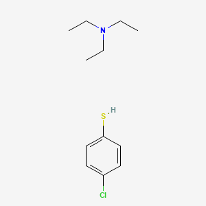 molecular formula C12H20ClNS B8636694 4-Chlorothiophenol triethyl amine CAS No. 166392-07-0