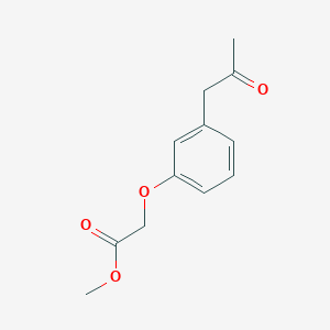 molecular formula C12H14O4 B8636703 Methyl [3-(2-oxopropyl)phenoxy]acetate CAS No. 78091-21-1