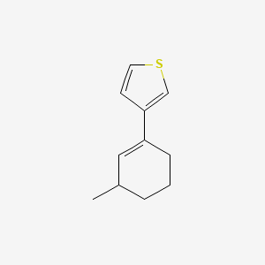 3-(3-Methylcyclohex-1-en-1-yl)thiophene