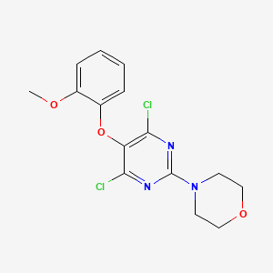 4,6-Dichloro-5-(2-methoxy-phenoxy)-2-morpholin-4-yl-pyrimidine