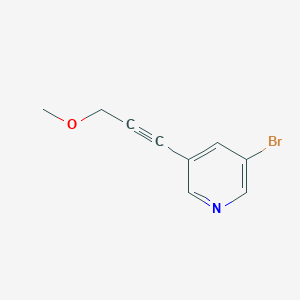 3-Bromo-5-(3-methoxyprop-1-yn-1-yl)pyridine
